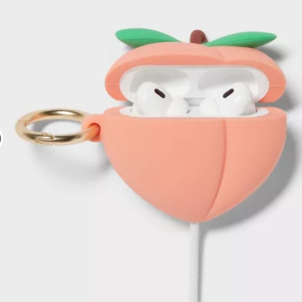 🆕️🍑heyday Ear Bud Case Cover - Peach - Picture 2 of 3